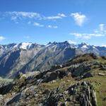 Blick Richtung Tieralplistock, Gärstenhörner und Galenstock