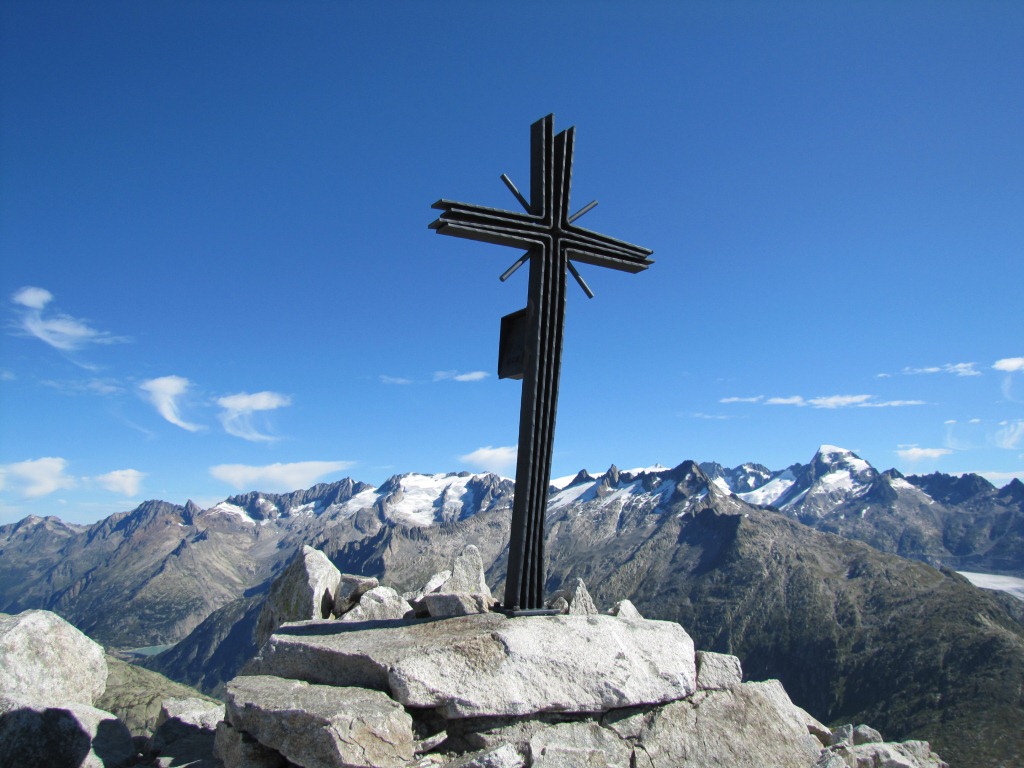 wir haben das Sidelhorn 2764 m.ü.M. erreicht