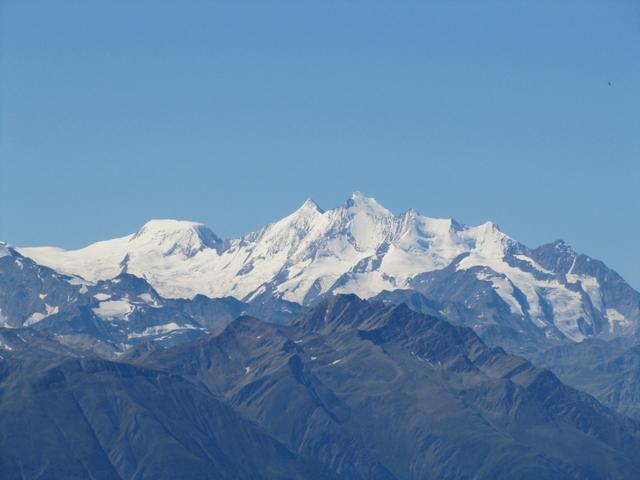 die Mischabelgruppe. Alphubel, Täschhorn, Dom, Lenzspitze und Balfrin