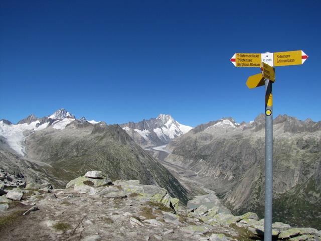 bei Punkt 2689 m.ü.M. kann man wenn man möchte, direkt zum Triebtenseewli absteigen