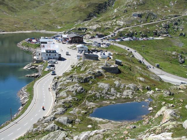 Blick runter zur Grimselpasshöhe