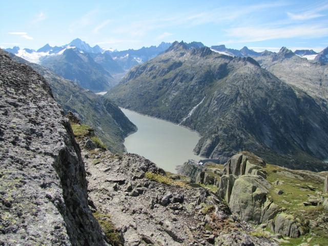 Blick zum Grimselstausee