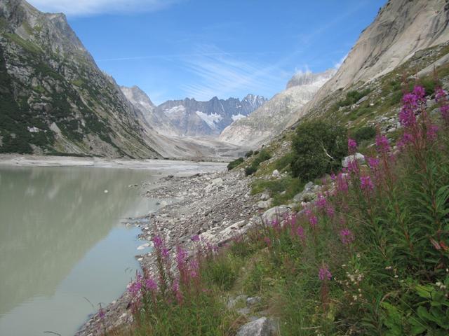 wir haben das Ende des Grimselstausee erreicht