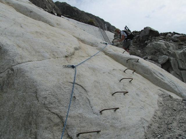 die Schlüsselstelle der ganzen Wanderung