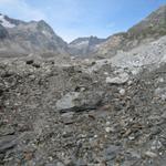 wir befinden uns nun auf dem Unteraargletscher