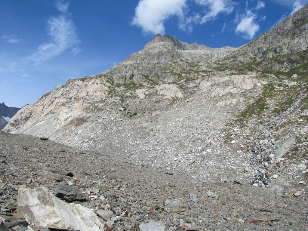 kurz vor dem verlassen des Unteraargletscher