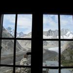 was für eine Aussicht von der Lauteraarhütte aus gesehen