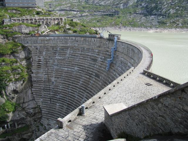 wir haben die Staumauer erreicht