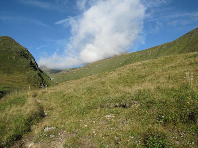 der erste Blick in das Lengtal