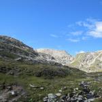 wir befinden uns nun im kleinen Hochtal von Hinnerdistel