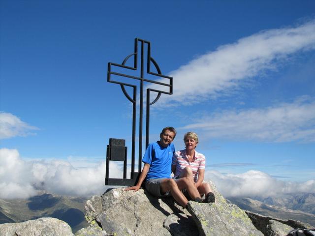 Gipfelfoto auf dem Brudelhorn