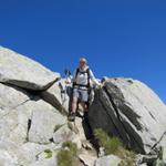 wir haben den Brudelhorn verlassen und wandern nun wieder zurück zum Distelsee