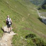 auf der ganzen Wanderung Bergweg immer gut bezeichnet und sichtbar