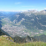 super schönes Breitbildfoto mit Blick Richtung Chur und Haldensteiner Calanda