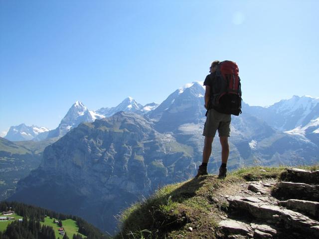 und dann konnten wir ein überwätigendes Aussicht bestaunen