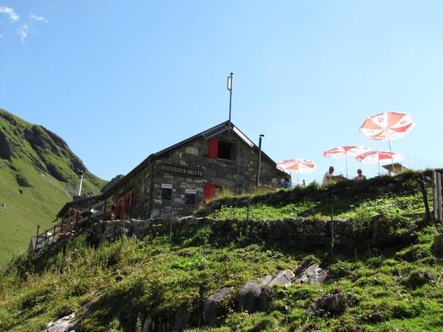 wir haben die Rotstockhütte erreicht