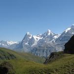 Wetterhorn, Eiger, Mönch und Jungfrau