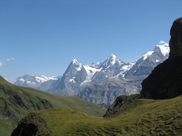 Wetterhorn, Eiger, Mönch und Jungfrau