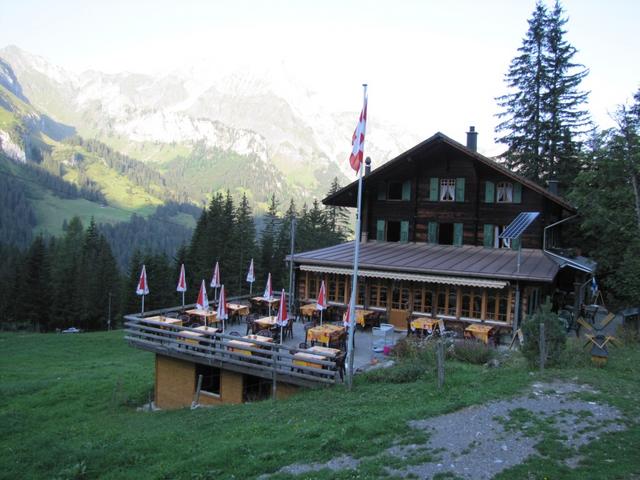 wir haben das Berggasthaus Golderli verlassen