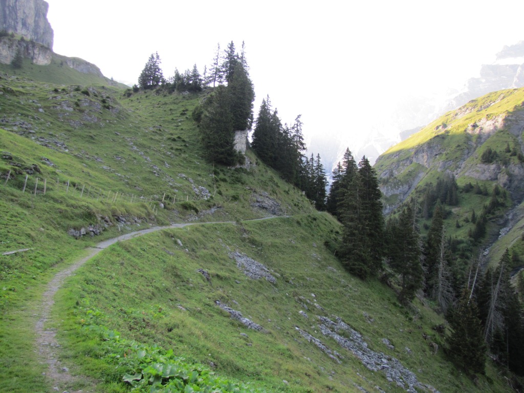 jetzt heisst es rein in die Gamchibachschlucht