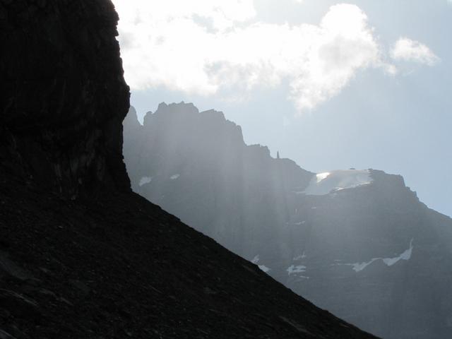 Blick zum kleinen Gspaltenhorngletscher