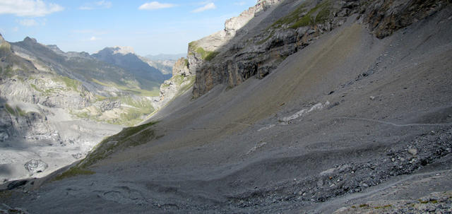 Blick zurück Richtung Gamchi