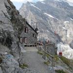 wir haben die Gspaltenhornhütte auf 2455 m.ü.M. erreicht