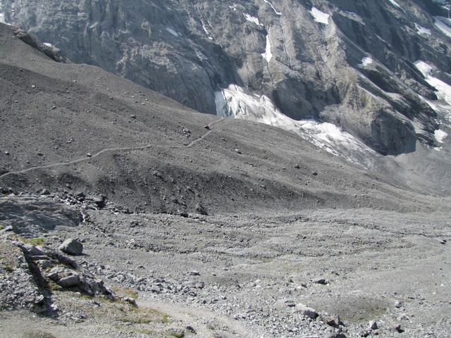 weit ist der Weg zum Gamchigletscher