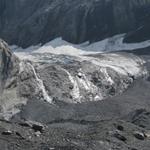 Blick zur Gletscherzunge des Gspaltenhorngletscher