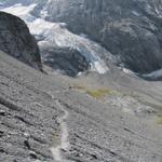 wir nähern uns noch mehr dem Gamchigletscher