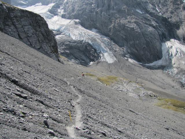 wir nähern uns noch mehr dem Gamchigletscher