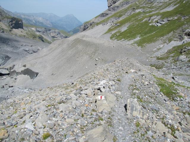 der Weg ist immer gut ersichtlich