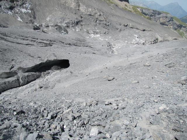 wir befinden uns nun mitten auf dem Gletscher