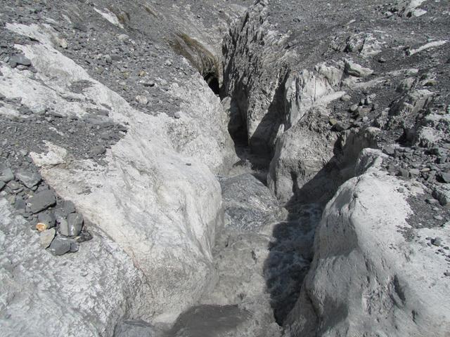 Schmelzwasser vom Blüemlisalp- Gamchi- und Gspaltenhorngletscher fliesst hier talabwärts