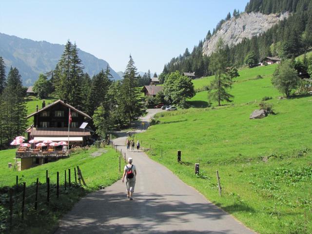 wir haben das Berggasthaus Golderli in Golderli 1440 m.ü.M. erreicht