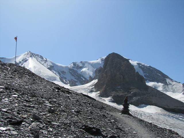 was für eine Aussicht während dem hinaufwandern