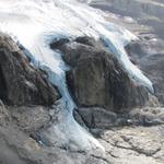 auch hier ziehen sich die Gletscher zurück