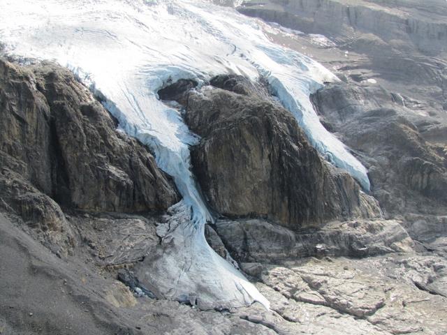 auch hier ziehen sich die Gletscher zurück