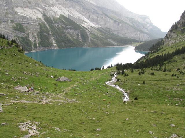 kurz vor dem erreichen des Oeschinensee