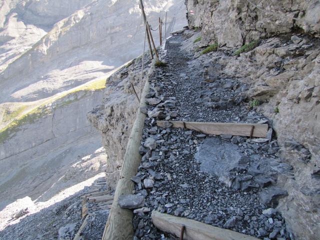 der Weg zur Fründenhütte ist wirklich ausgezeichnet ausgelegt