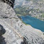 immer wieder eine sensationelle Aussicht auf den Oeschinensee