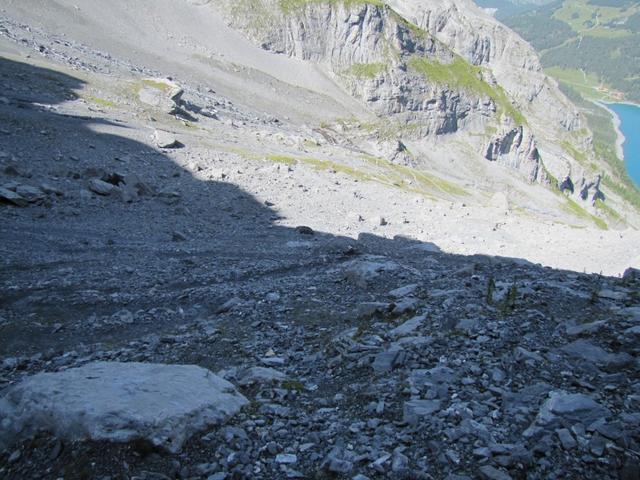 wir wollten weiter runterlaufen, wo Franco plötzlich etwas erspähte..