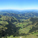 schönes Breitbildfoto vom Hengst aus gesehen mit Blick Richtung Marbachegg