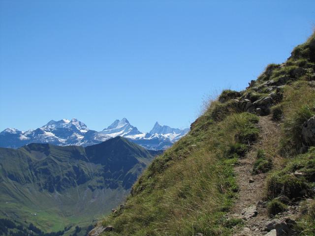 bei so einer Aussicht während dem Wandern, verschlägt es einem die Sprache