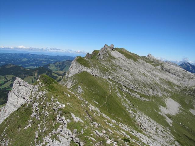 Blick zurück Türstenhäuptli, Hengst und die ganze Schrattenflue