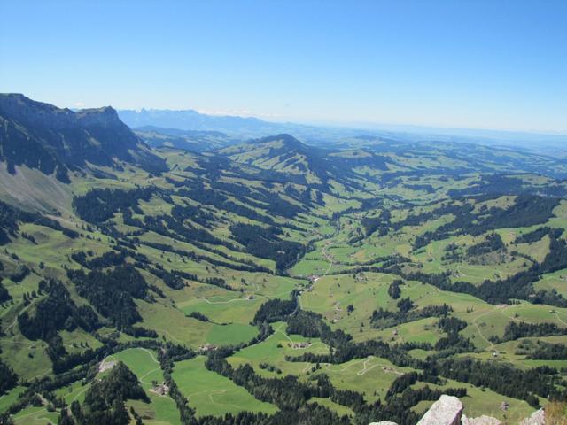 Blick ins Bumbachtal und Schangnau