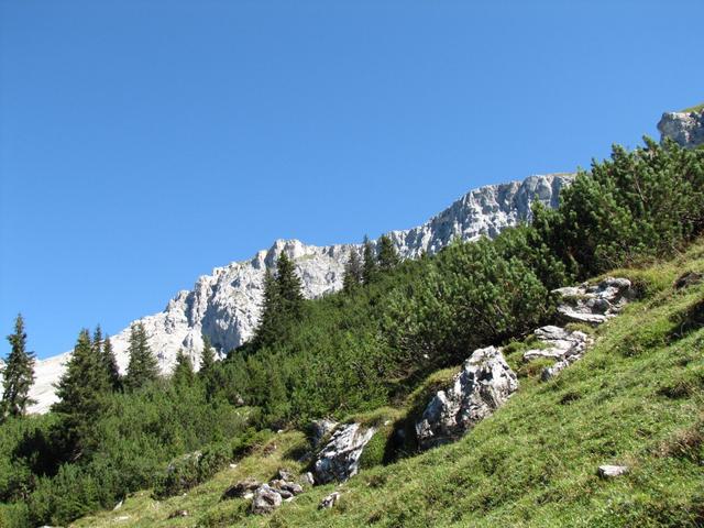 man könnte meinen man sei in den Dolomiten