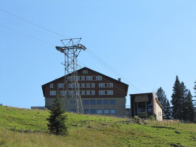 wir haben die Bergstation auf der Holzegg 1405 m.ü.M. erreicht