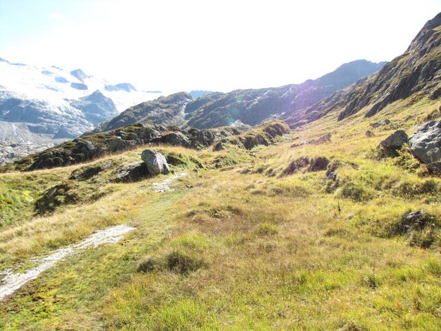 bei Urnen Punkt 2179 m.ü.M. betreten wir eine kleine Hochmoorlandschaft