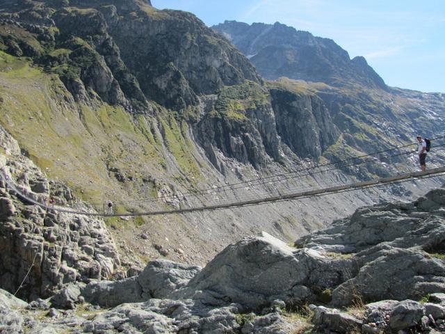 wir haben die Triftbrücke erreicht 1716 m.ü.M.